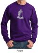Mens Yoga Sweatshirt - Buddha Cotton/Poly Sweat Shirt