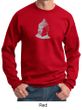 Mens Yoga Sweatshirt - Buddha Cotton/Poly Sweat Shirt