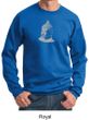 Mens Yoga Sweatshirt - Buddha Cotton/Poly Sweat Shirt