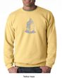 Mens Yoga Sweatshirt - Buddha Cotton/Poly Sweat Shirt