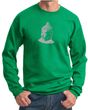 Mens Yoga Sweatshirt - Buddha Cotton/Poly Sweat Shirt