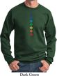 Mens Yoga Sweatshirt Diamond Chakras Sweat Shirt