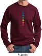 Mens Yoga Sweatshirt Diamond Chakras Sweat Shirt