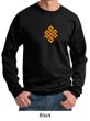 Mens Yoga Sweatshirt Endless Knot Sweat Shirt