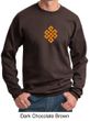 Mens Yoga Sweatshirt Endless Knot Sweat Shirt