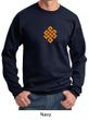 Mens Yoga Sweatshirt Endless Knot Sweat Shirt