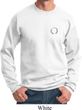 Mens Yoga Sweatshirt Enso Pocket Print Sweat Shirt