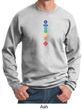 Mens Yoga Sweatshirt Floral Chakras Sweat Shirt