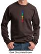 Mens Yoga Sweatshirt Floral Chakras Sweat Shirt