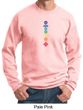 Mens Yoga Sweatshirt Floral Chakras Sweat Shirt