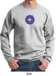 Mens Yoga Sweatshirt Floral Sahasrara Sweat Shirt