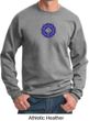 Mens Yoga Sweatshirt Floral Sahasrara Sweat Shirt