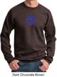 Mens Yoga Sweatshirt Floral Sahasrara Sweat Shirt
