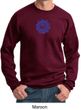 Mens Yoga Sweatshirt Floral Sahasrara Sweat Shirt