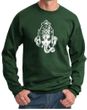 Mens Yoga Sweatshirt Ganesha Head Sweat Shirt