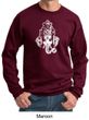 Mens Yoga Sweatshirt Ganesha Head Sweat Shirt