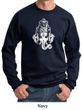 Mens Yoga Sweatshirt Ganesha Head Sweat Shirt