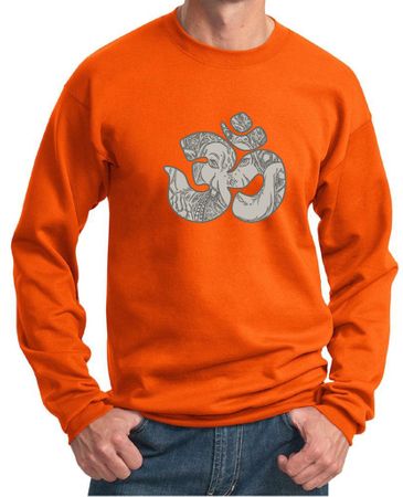 Mens Yoga Sweatshirt Ganesha OM Sweat Shirt
