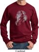 Mens Yoga Sweatshirt Ganesha Profile Sweat Shirt