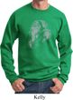 Mens Yoga Sweatshirt Ganesha Profile Sweat Shirt
