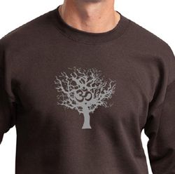Mens Yoga Sweatshirt Grey Tree of Life Sweat Shirt Mens Yoga Sweatshirt Grey Tree of Life Sweat Shirt