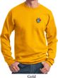 Mens Yoga Sweatshirt Hippie Sun Patch Pocket Print Sweat Shirt