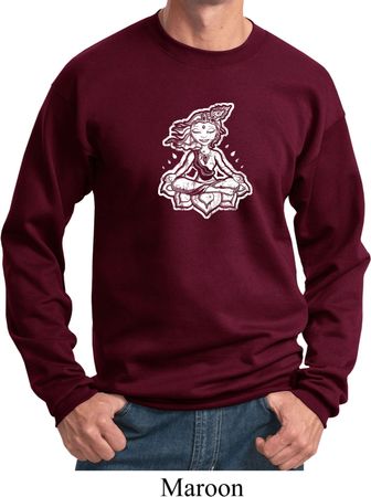 Mens Yoga Sweatshirt Krishna Sweat Shirt