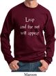 Mens Yoga Sweatshirt Leap Sweat Shirt