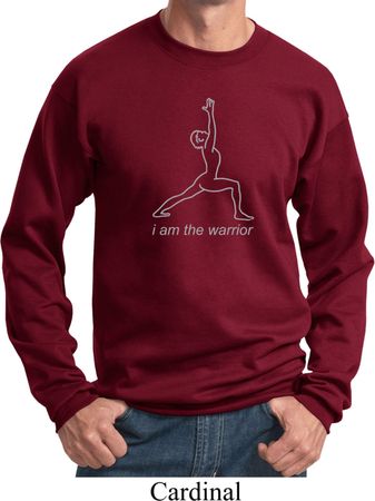 Mens Yoga Sweatshirt Line Warrior Sweat Shirt