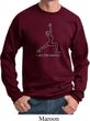 Mens Yoga Sweatshirt Line Warrior Sweat Shirt