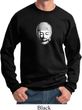 Mens Yoga Sweatshirt Little Buddha Head Sweat Shirt