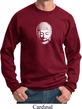 Mens Yoga Sweatshirt Little Buddha Head Sweat Shirt