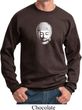Mens Yoga Sweatshirt Little Buddha Head Sweat Shirt