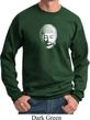 Mens Yoga Sweatshirt Little Buddha Head Sweat Shirt