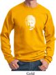 Mens Yoga Sweatshirt Little Buddha Head Sweat Shirt