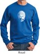 Mens Yoga Sweatshirt Little Buddha Head Sweat Shirt