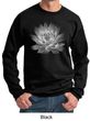 Mens Yoga Sweatshirt Lotus Flower Sweat Shirt