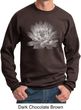 Mens Yoga Sweatshirt Lotus Flower Sweat Shirt