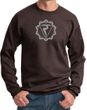 Mens Yoga Sweatshirt Manipura Chakra Meditation Sweatshirt