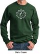 Mens Yoga Sweatshirt Manipura Chakra Meditation Sweatshirt