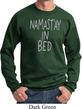 Mens Yoga Sweatshirt Namastay In Bed Sweat Shirt