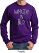 Mens Yoga Sweatshirt Namastay In Bed Sweat Shirt