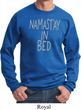 Mens Yoga Sweatshirt Namastay In Bed Sweat Shirt