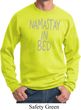 Mens Yoga Sweatshirt Namastay In Bed Sweat Shirt