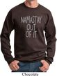 Mens Yoga Sweatshirt Namastay Out Of It Sweat Shirt