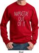 Mens Yoga Sweatshirt Namastay Out Of It Sweat Shirt