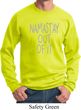 Mens Yoga Sweatshirt Namastay Out Of It Sweat Shirt