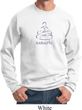 Mens Yoga Sweatshirt Namaste Lotus Pose Sweat Shirt
