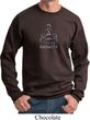 Mens Yoga Sweatshirt Namaste Lotus Pose Sweat Shirt
