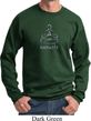 Mens Yoga Sweatshirt Namaste Lotus Pose Sweat Shirt